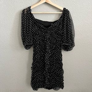Zara polka dot dress